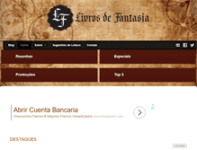 Tablet Screenshot of livrosdefantasia.com.br